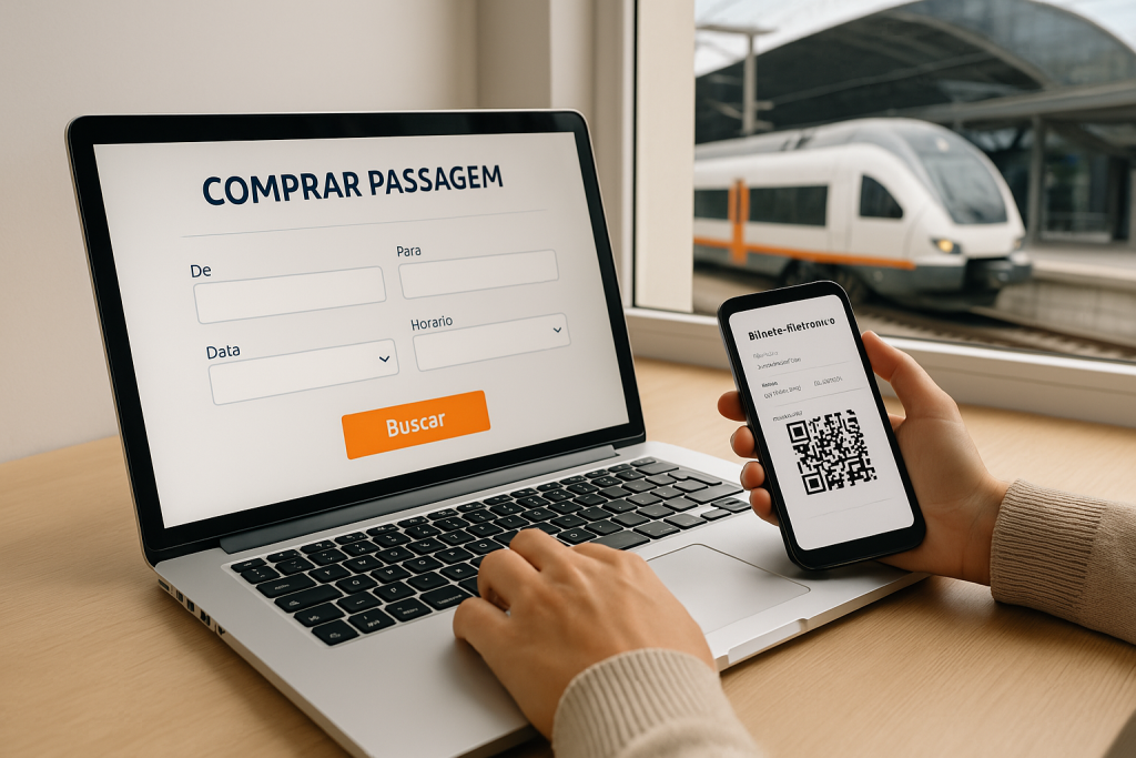 Como Compra Passagem de Trem Pela Internet