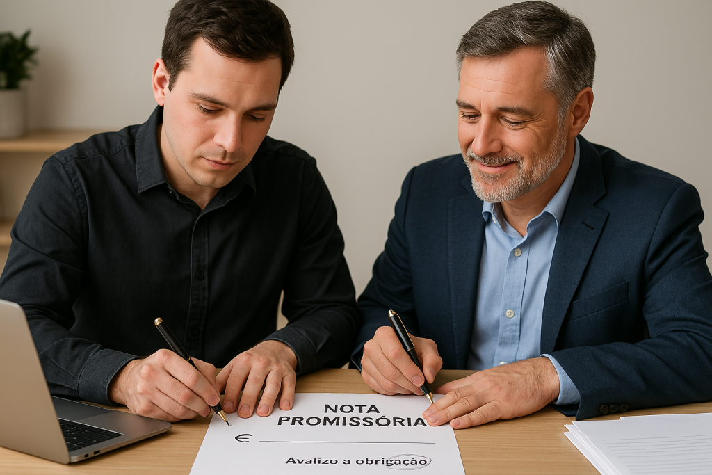 Como Preencher Nota Promissória com Avalista