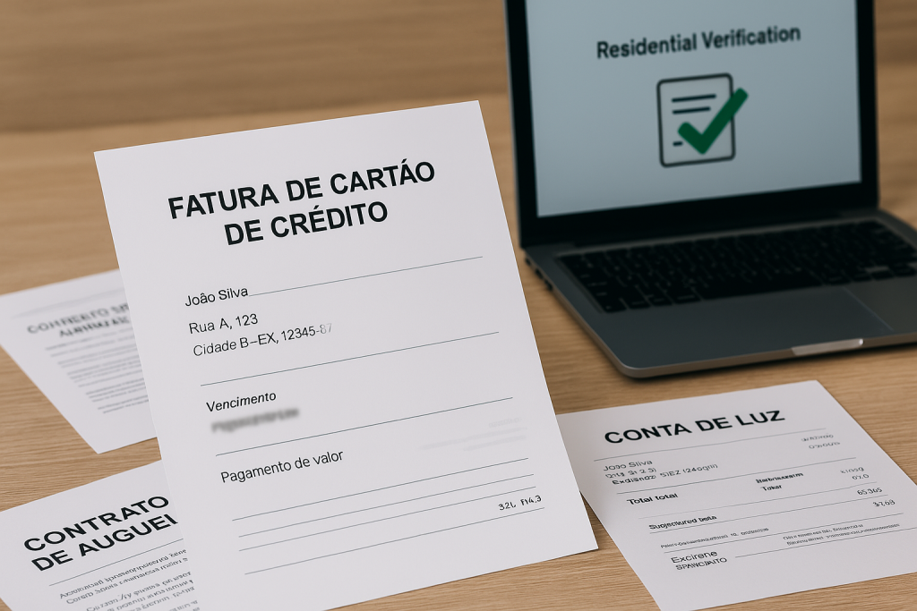 Fatura de Cartão Serve Como Comprovante de Residência