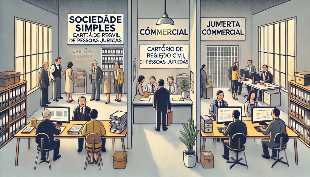 Sociedade Simples e Sociedade Empresarial