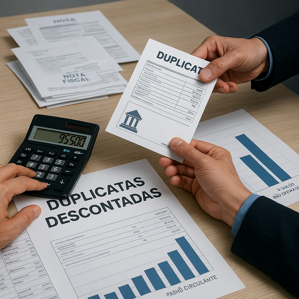 Duplicatas Descontadas é Ativo ou Passivo
