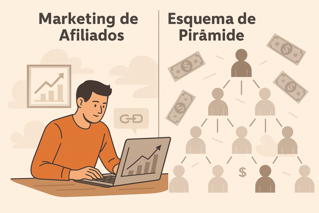 Mercado de Afiliados é Pirâmide