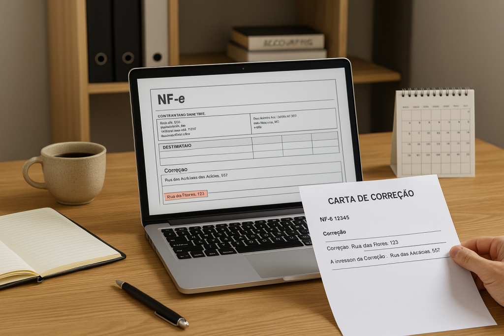 Modelo de Carta de Correção de Nota Fiscal
