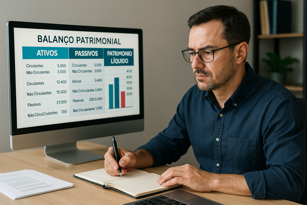 O Balanço Patrimonial é Composto Por
