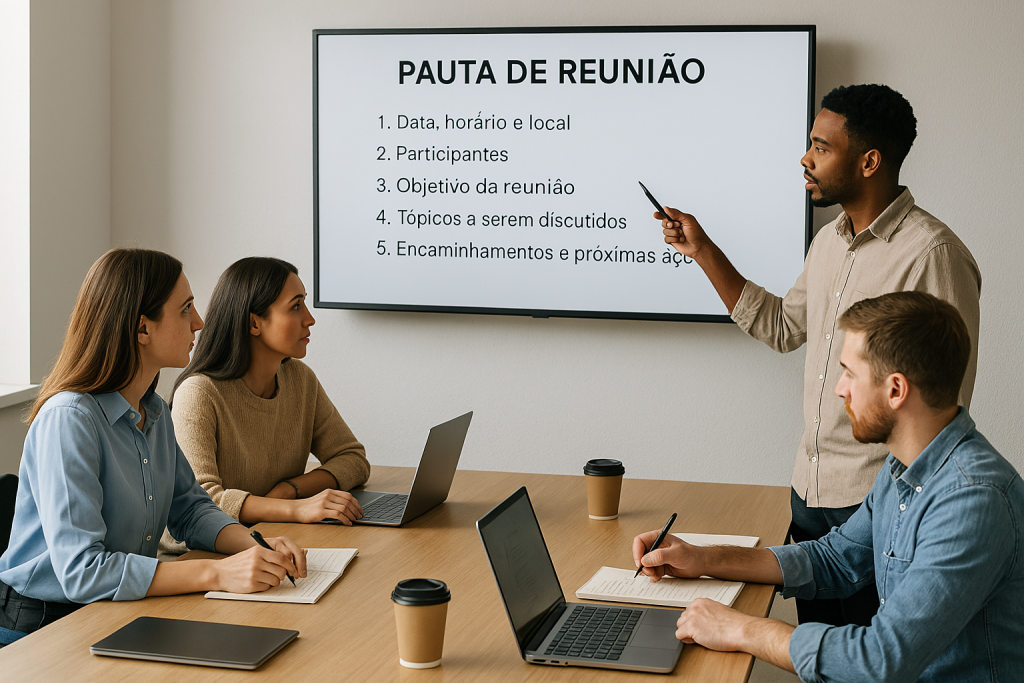 Pauta de Reunião Modelo