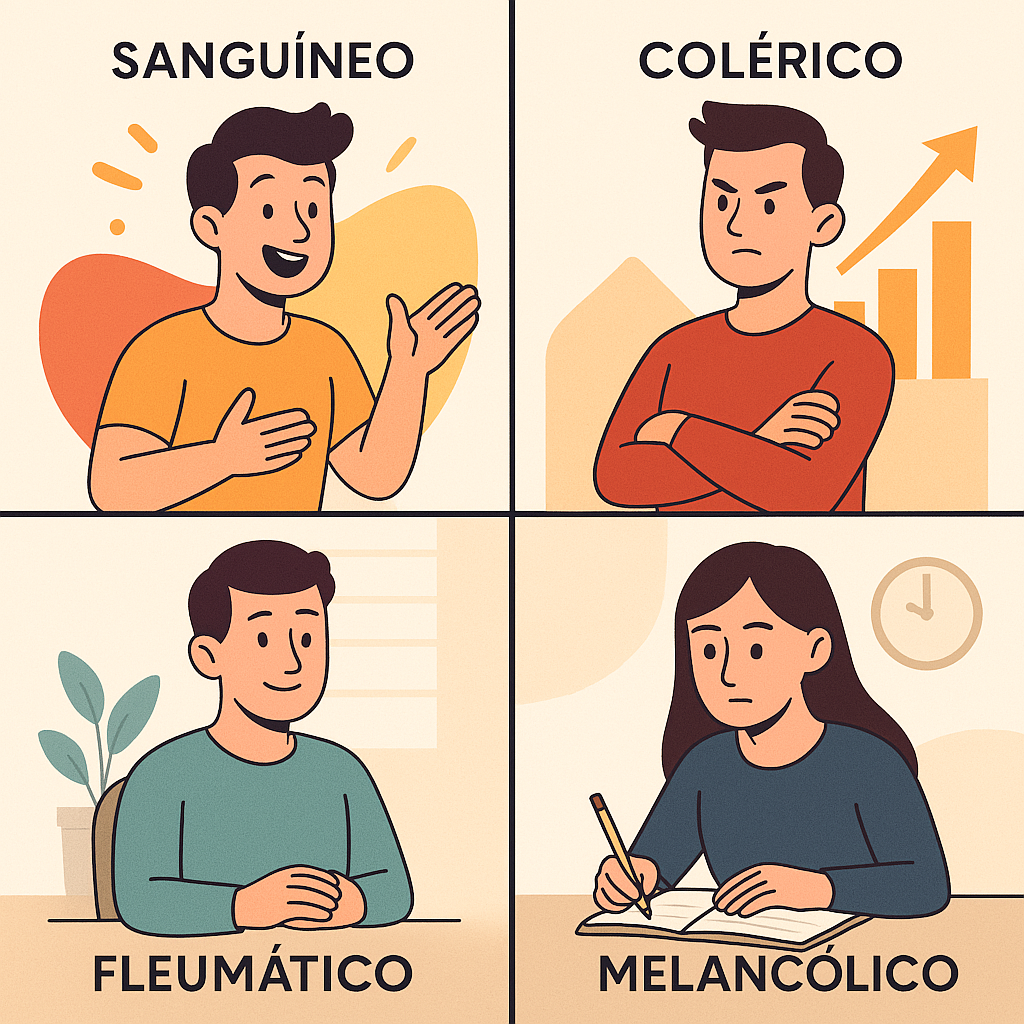 Quatro Tipos de Temperamento